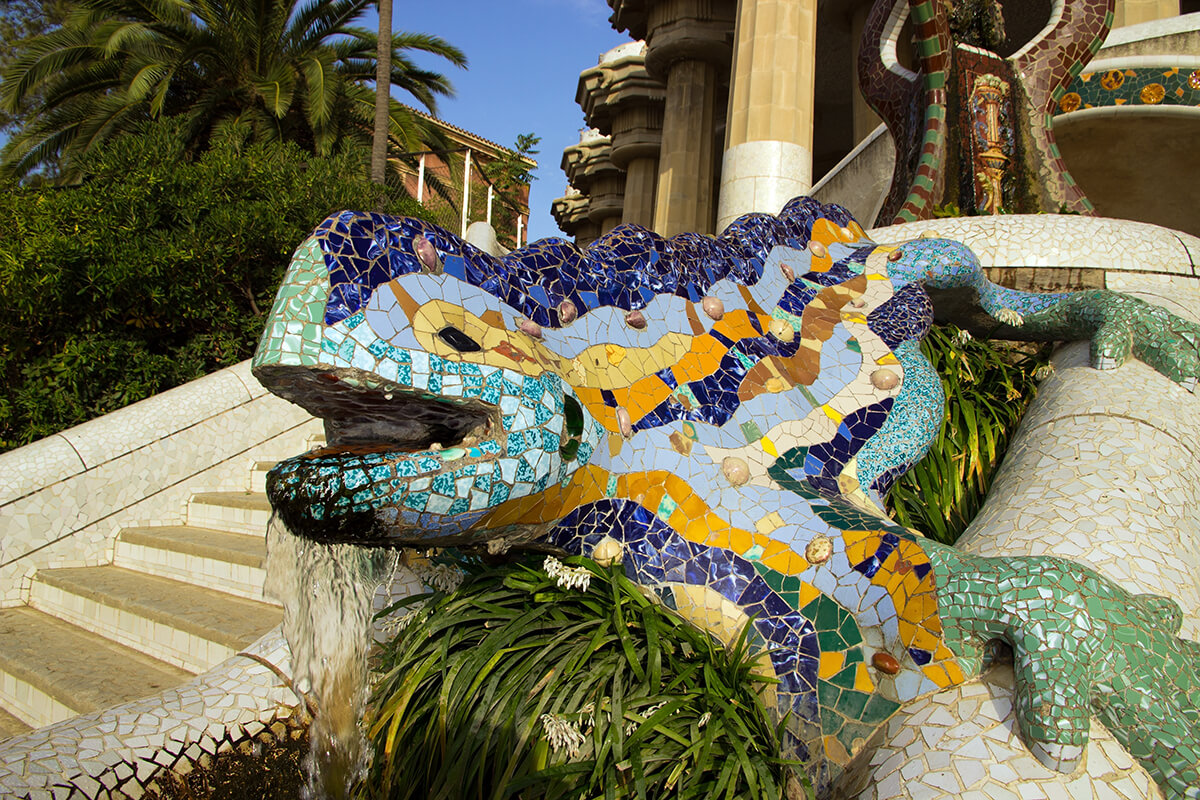 Park Guell Kertenkele