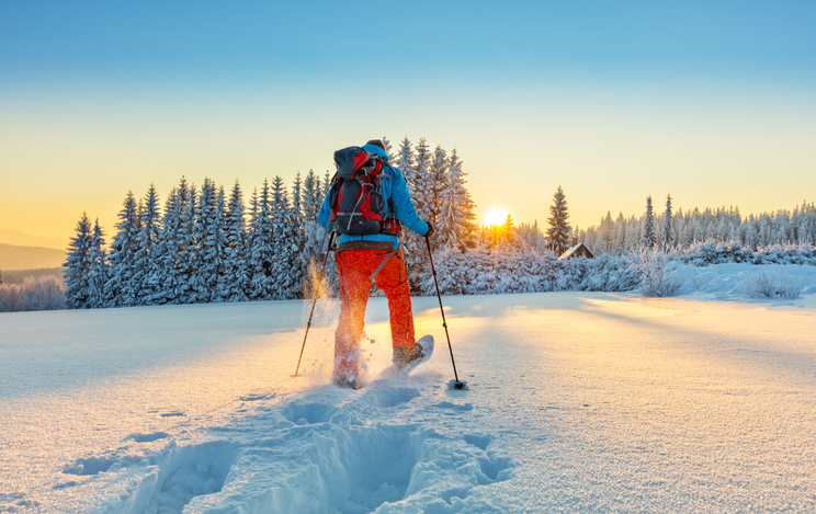 Snowshoeing